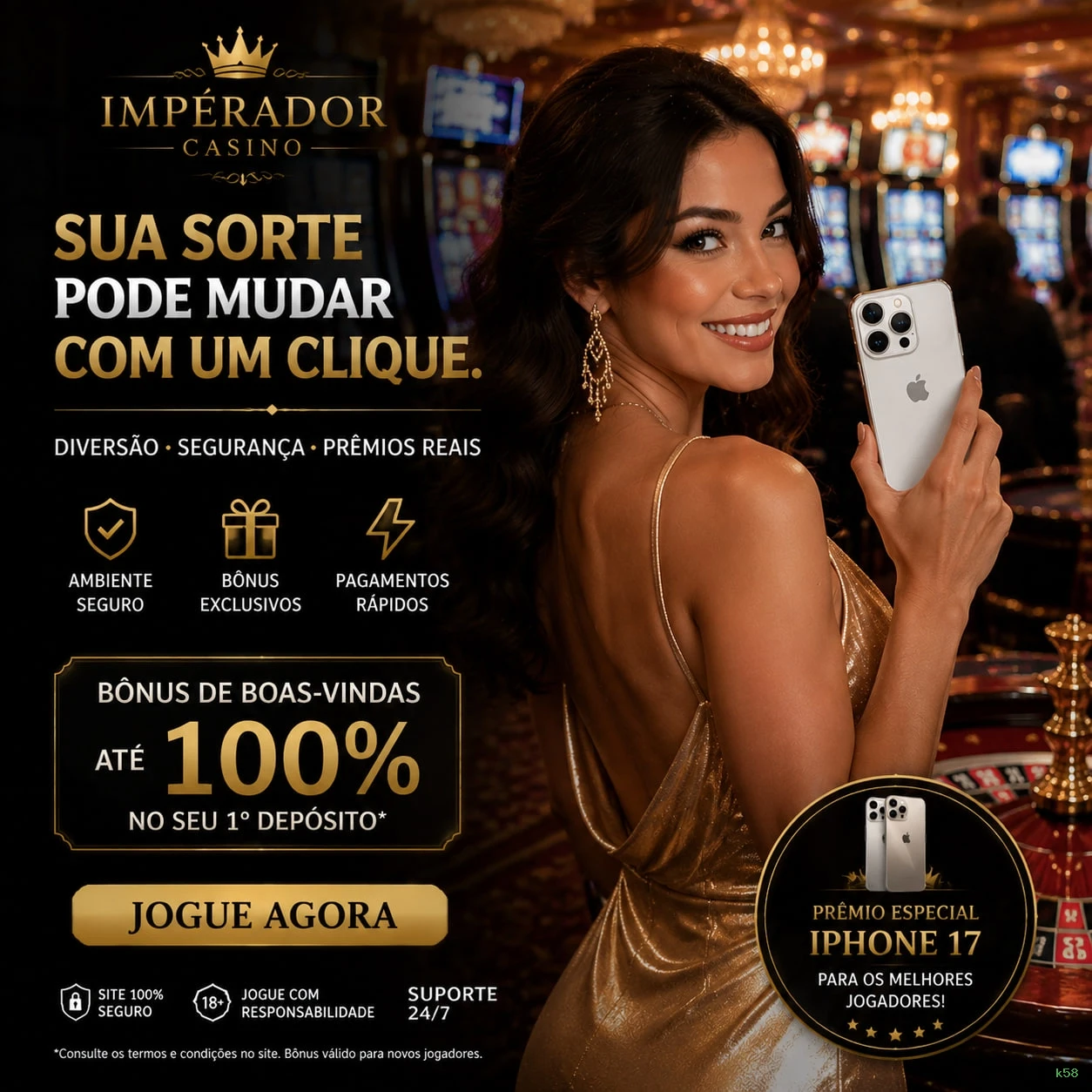 Download gratuito do app da k58
